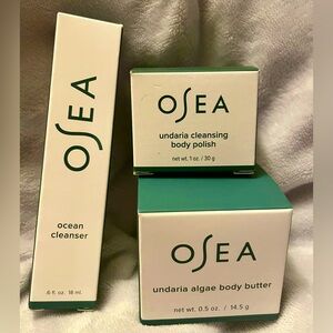 OSEA 3-Pc Bundle | Ocean Cleanser | Undaria Algae Body Butter & Cleansing Polish
